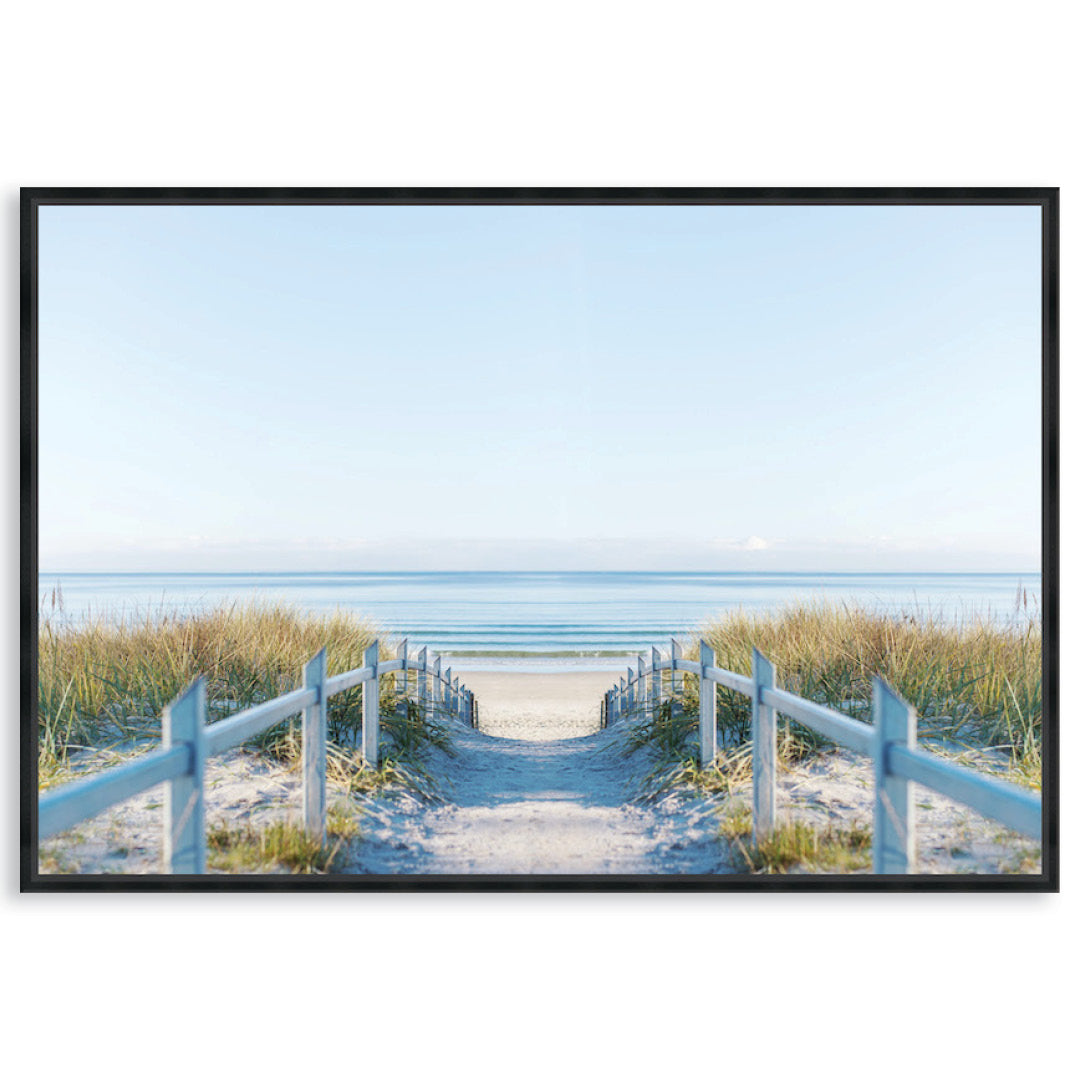 BEACH PATHWAY - Framed Canvas