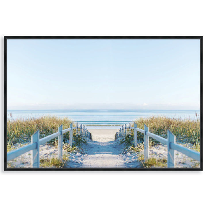 BEACH PATHWAY - Framed Canvas