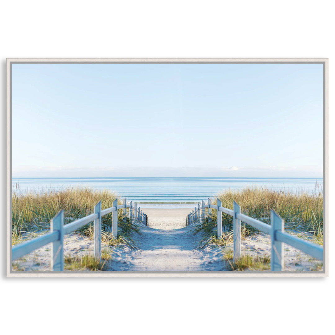 BEACH PATHWAY - Framed Canvas