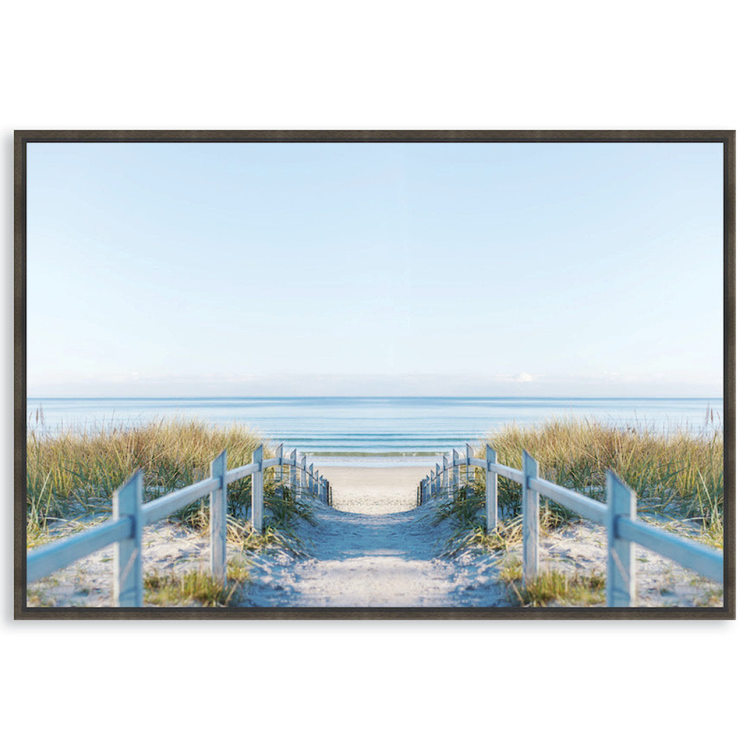 BEACH PATHWAY - Framed Canvas