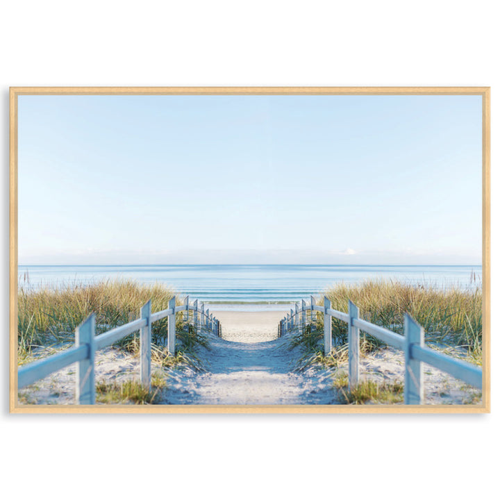 BEACH PATHWAY - Framed Canvas