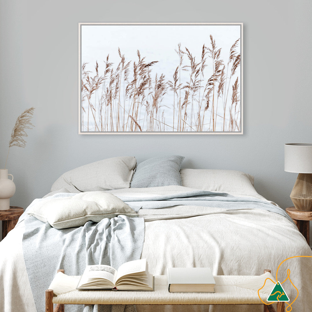 GRASS BREEZE - Framed Canvas