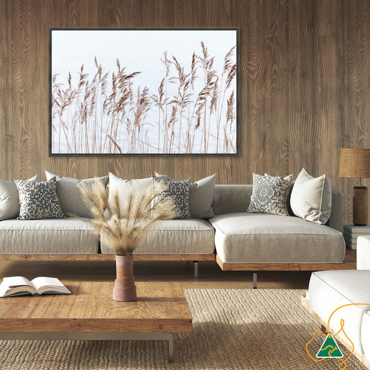 GRASS BREEZE - Framed Canvas