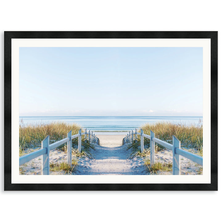 BEACH PATHWAY - Framed Print