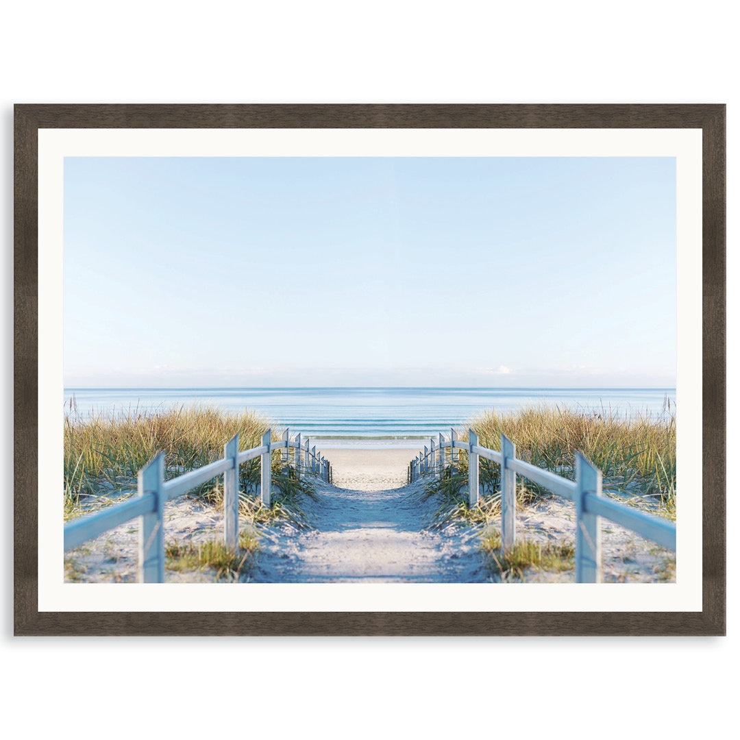 BEACH PATHWAY - Framed Print
