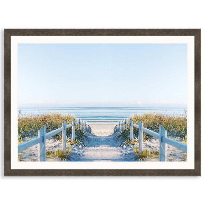 BEACH PATHWAY - Framed Print