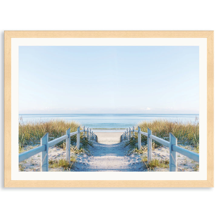 BEACH PATHWAY - Framed Print
