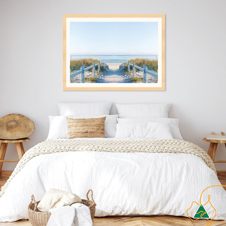 BEACH PATHWAY - Framed Print