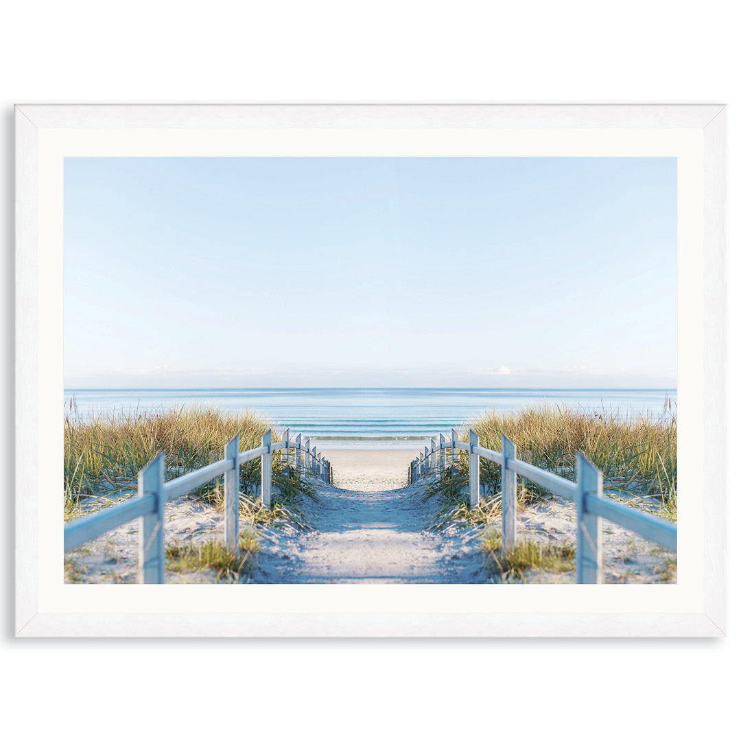 BEACH PATHWAY - Framed Print