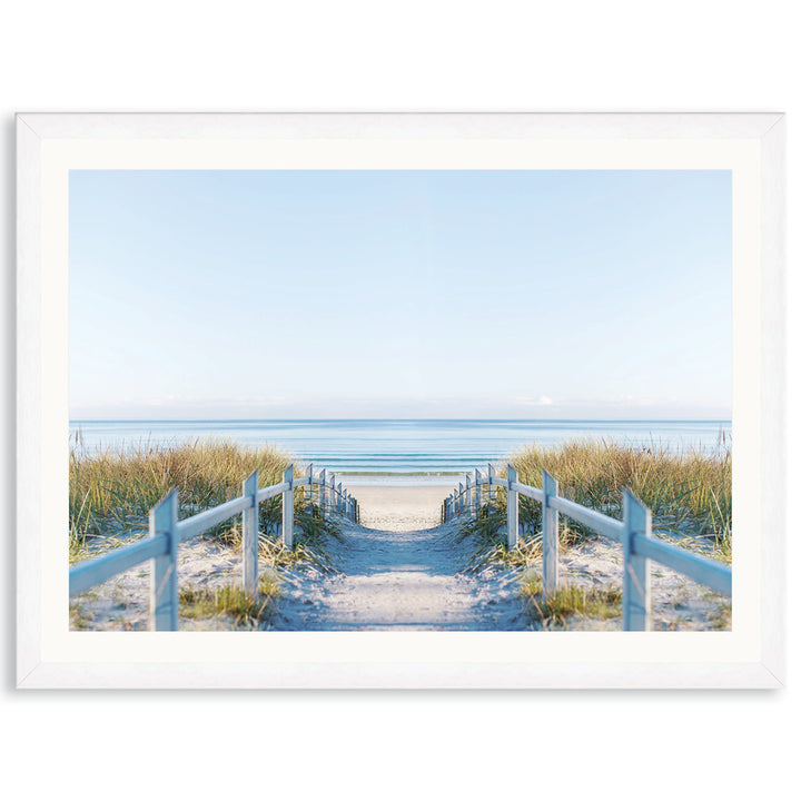 BEACH PATHWAY - Framed Print