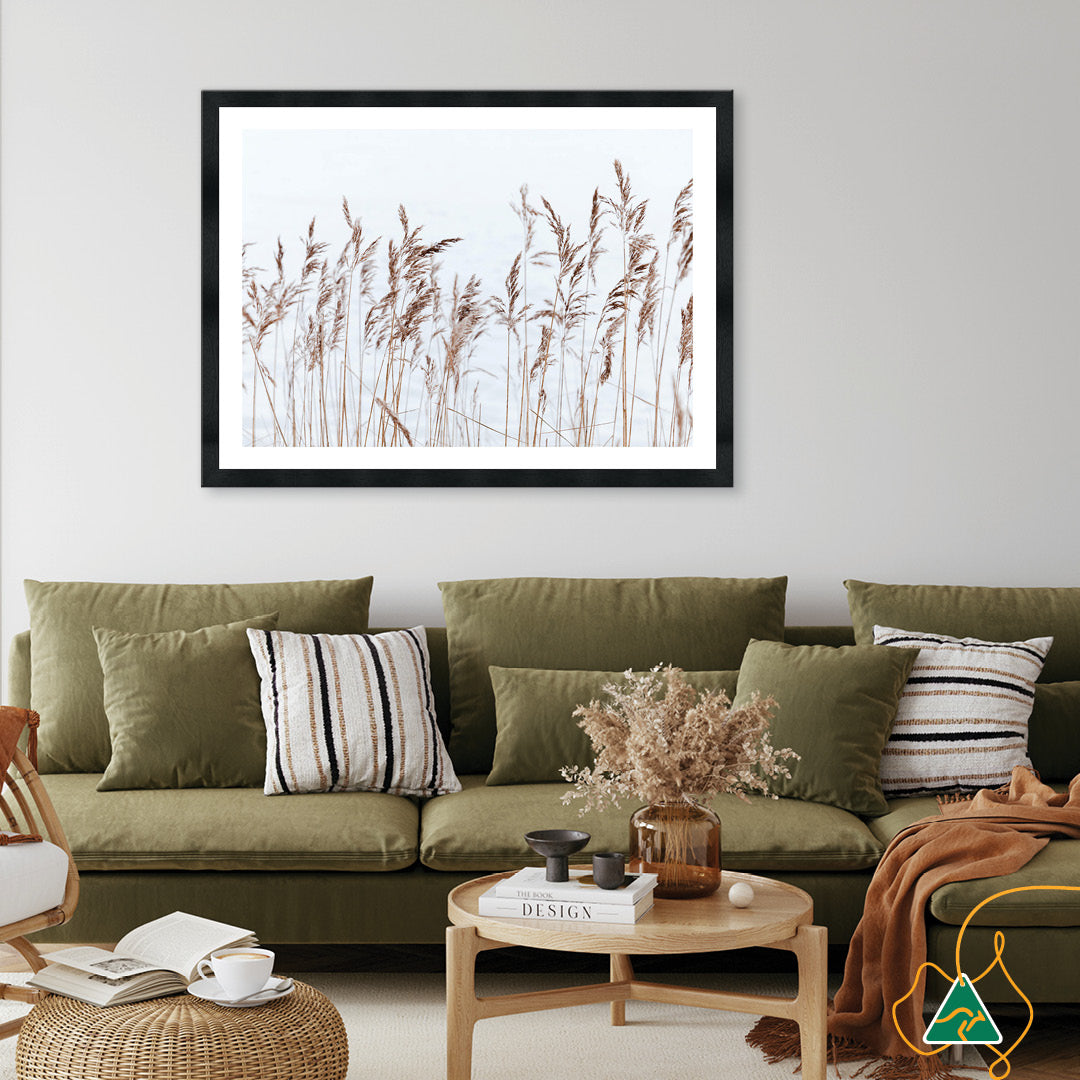 GRASS BREEZE - Framed Print