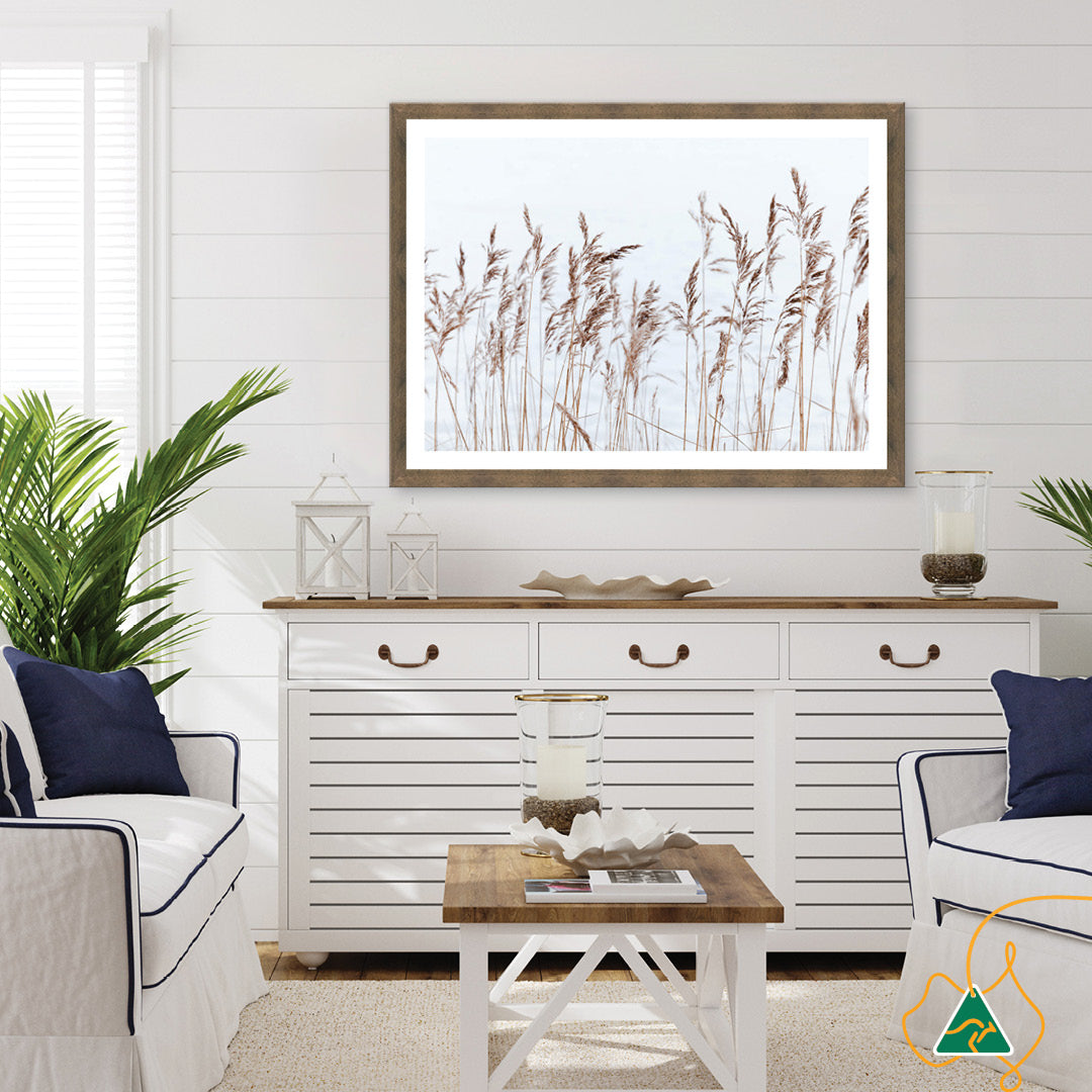 GRASS BREEZE - Framed Print