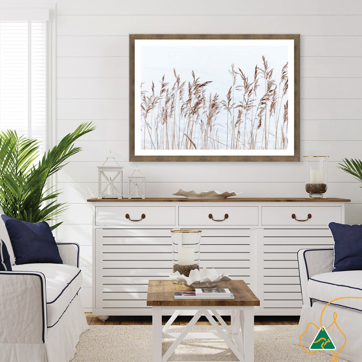 GRASS BREEZE - Framed Print