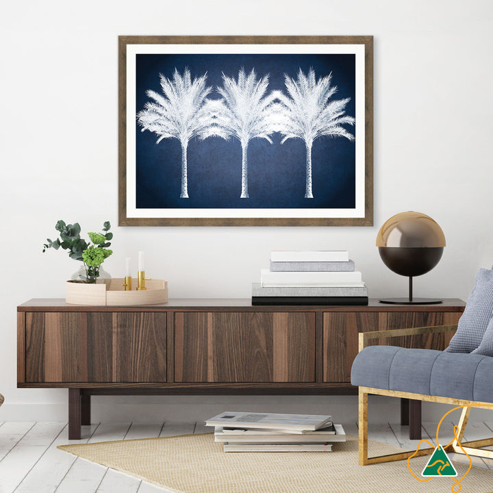 SUMMER PALM - Framed Print
