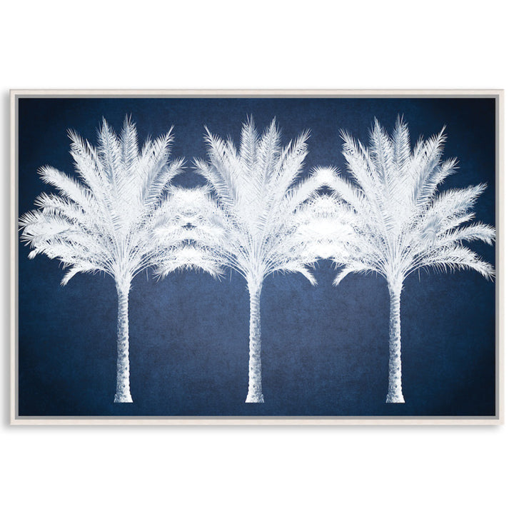 SUMMER PALM - Framed Canvas