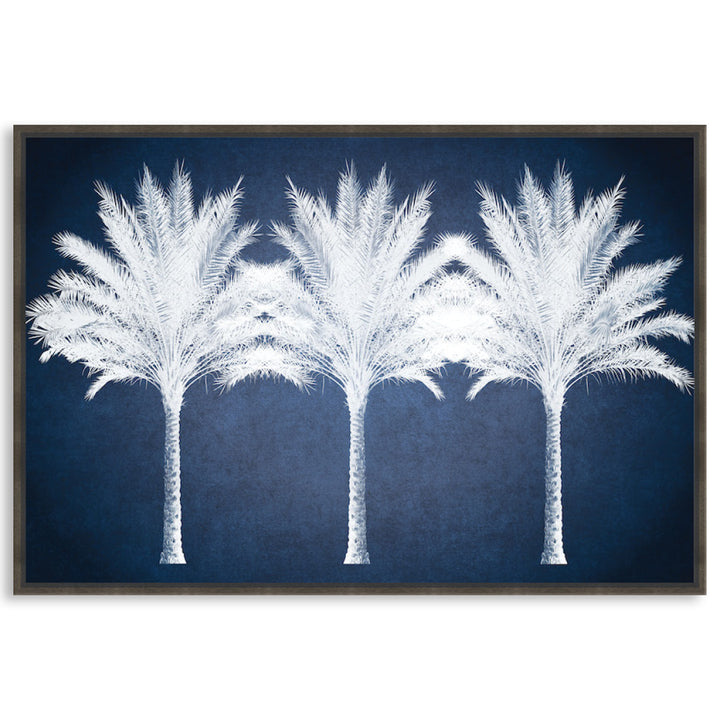 SUMMER PALM - Framed Canvas
