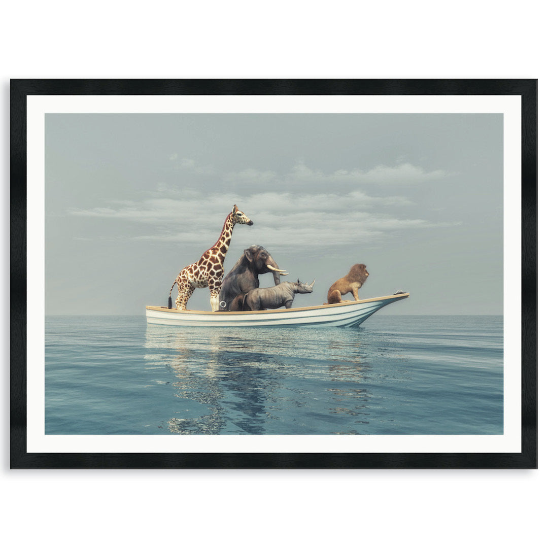 EXPLORATION I - Framed Print