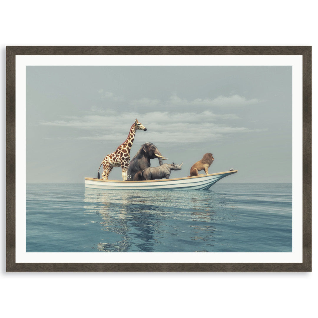 EXPLORATION I - Framed Print