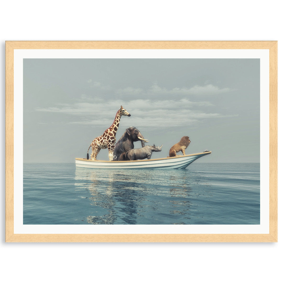EXPLORATION I - Framed Print