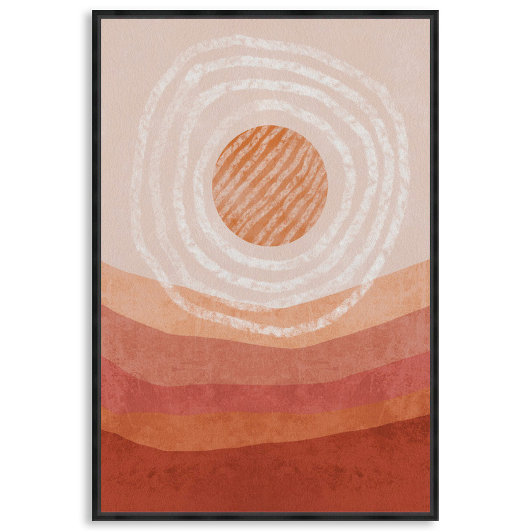AUSTRALIAN SUN I - Framed Canvas