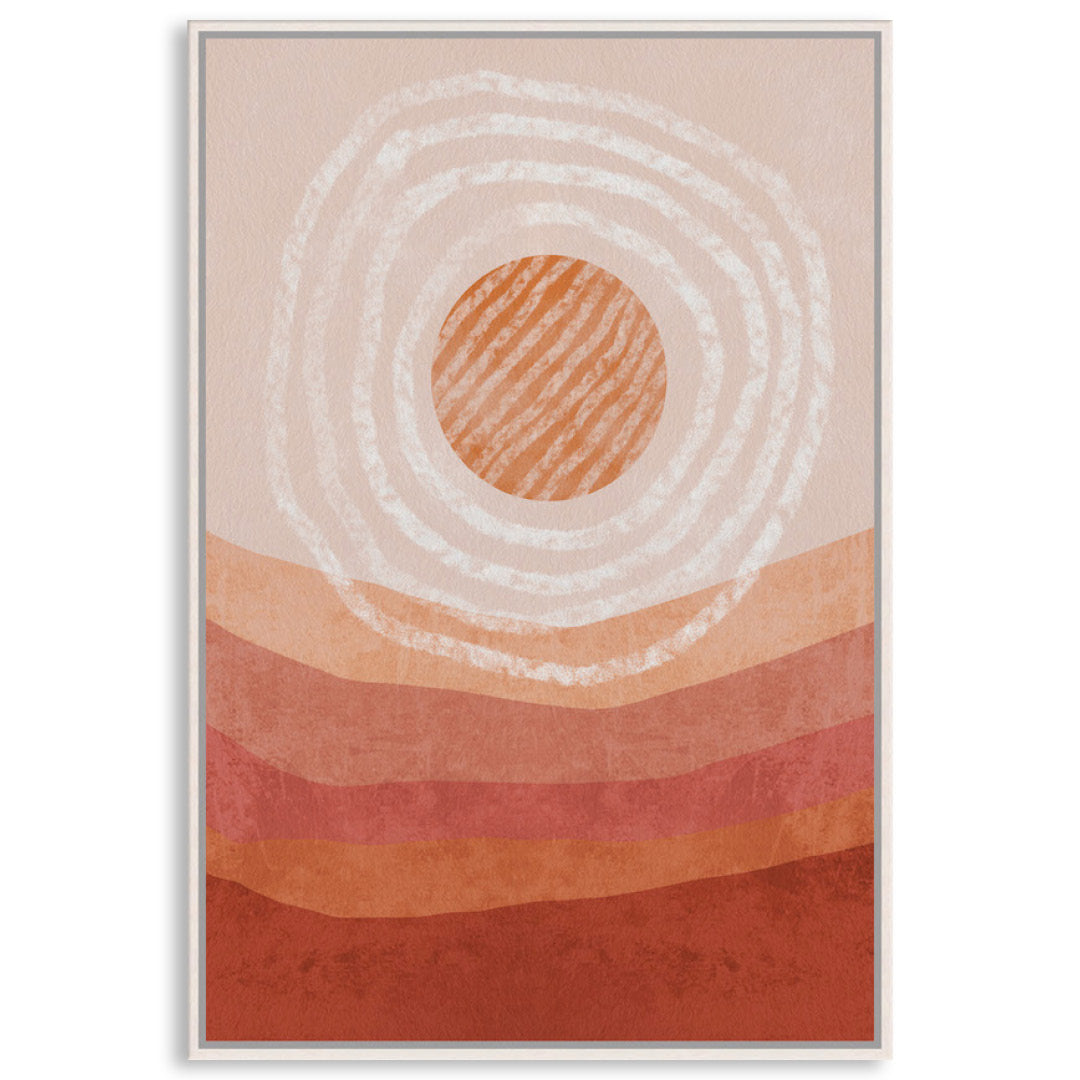 AUSTRALIAN SUN I - Framed Canvas