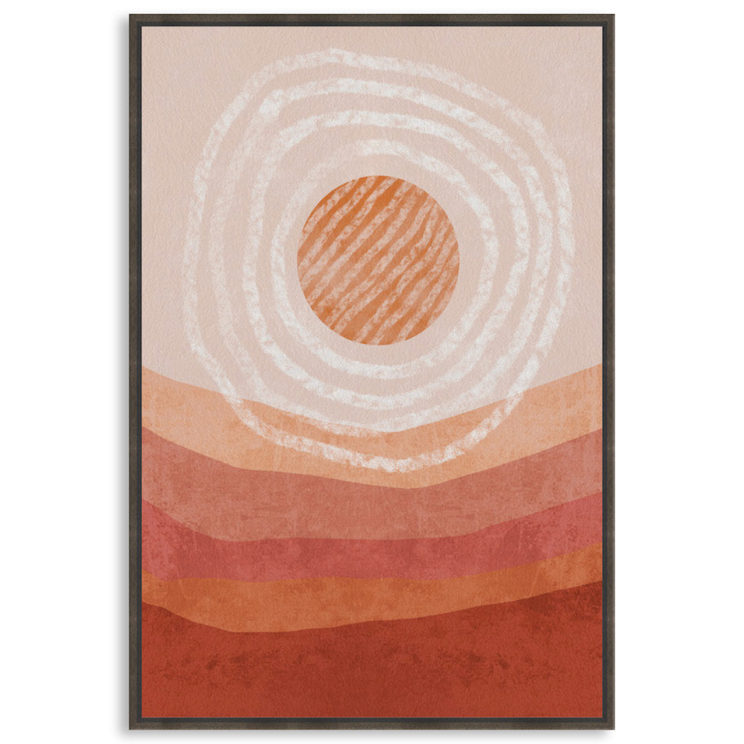 AUSTRALIAN SUN I - Framed Canvas