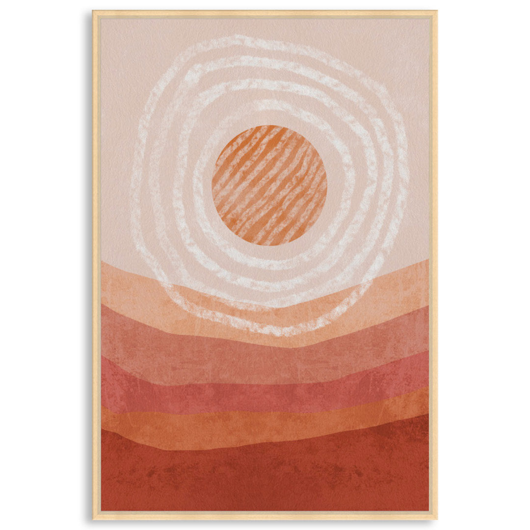 AUSTRALIAN SUN I - Framed Canvas