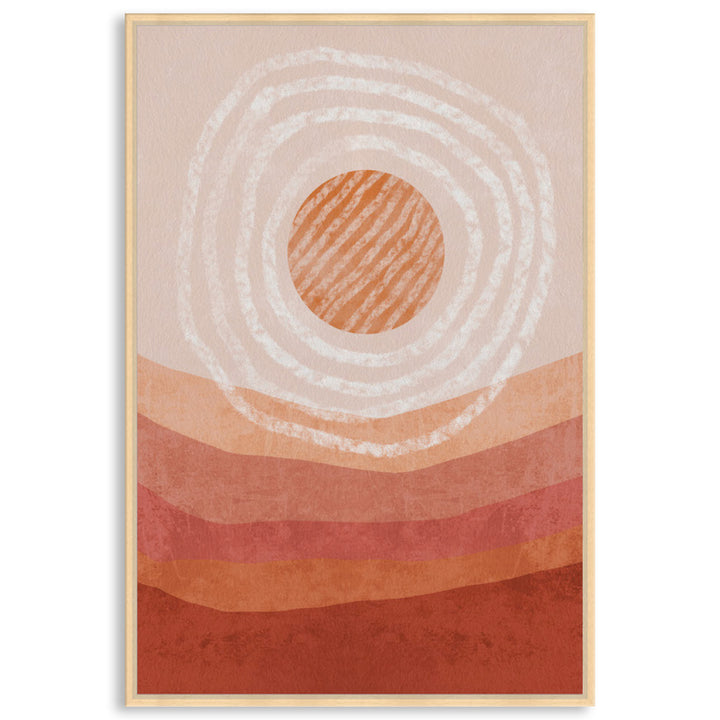 AUSTRALIAN SUN I - Framed Canvas
