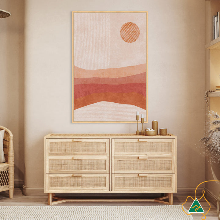 AUSTRALIAN SUN II - Framed Canvas