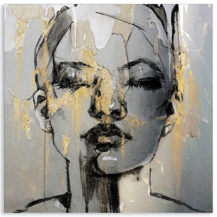 GOLD FANTASY IV - Canvas Print