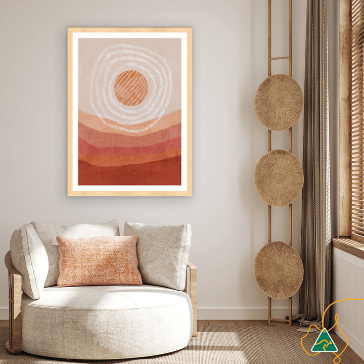 AUSTRALIAN SUN I - Framed Print