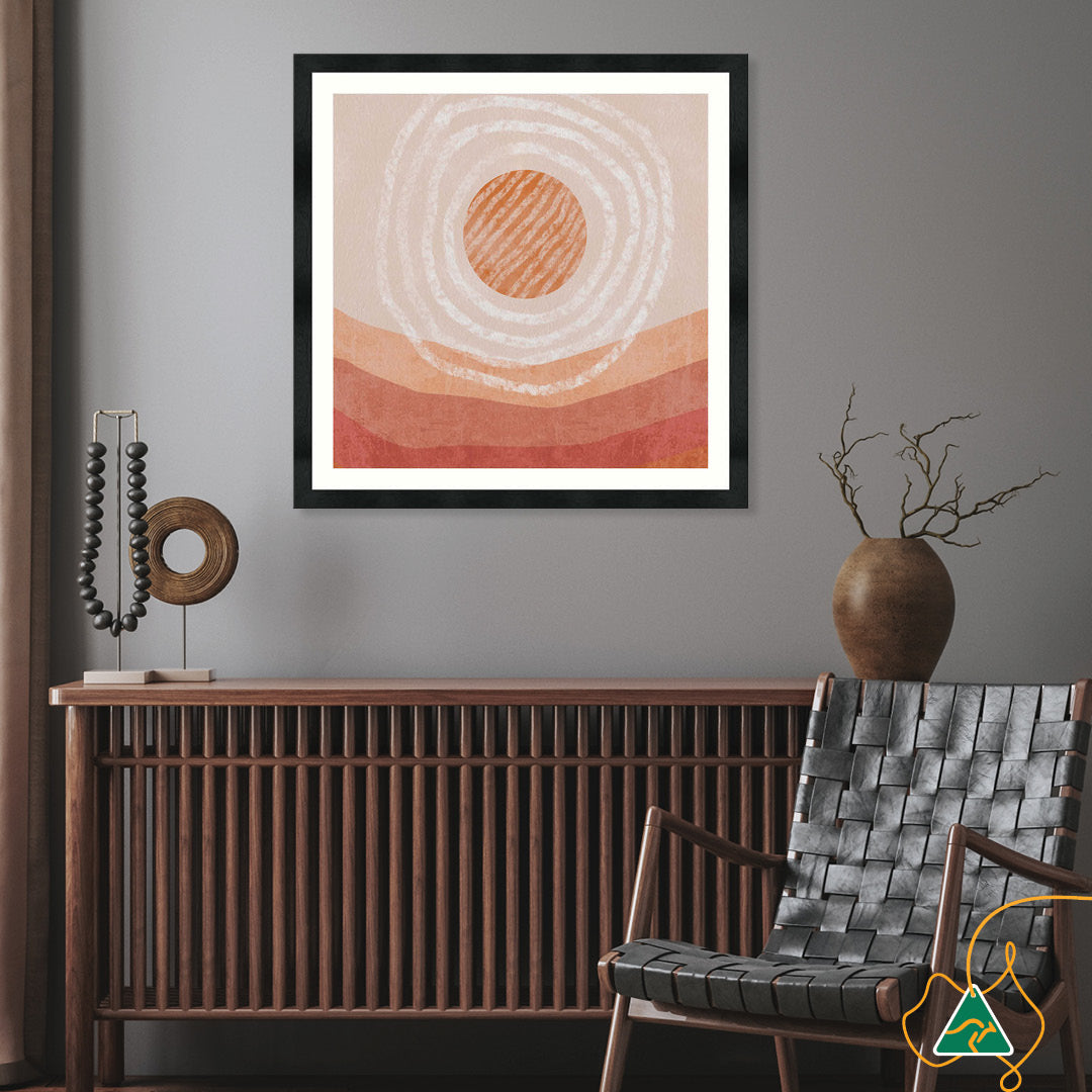 AUSTRALIAN SUN III - Framed Print