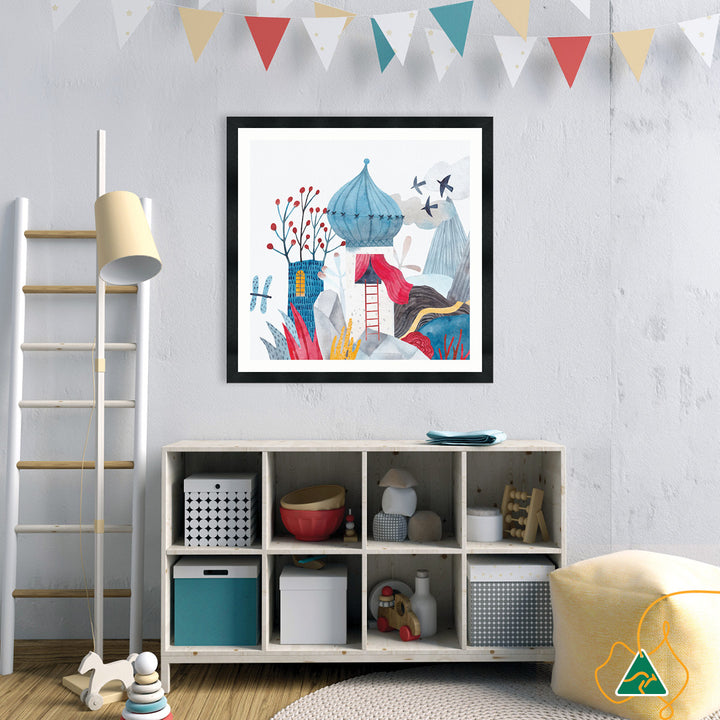 FANTASY CASTLE II - Framed Print