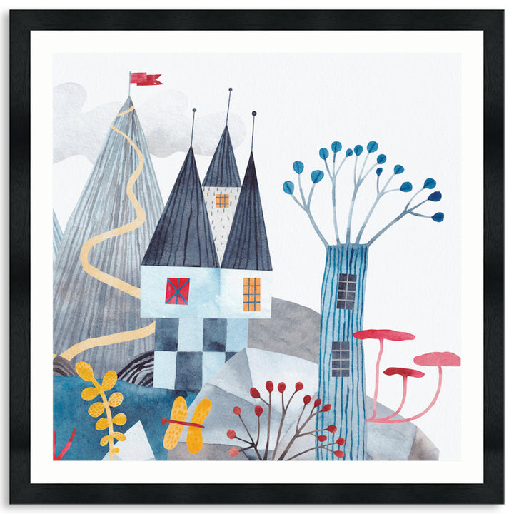 FANTASY CASTLE III - Framed Print