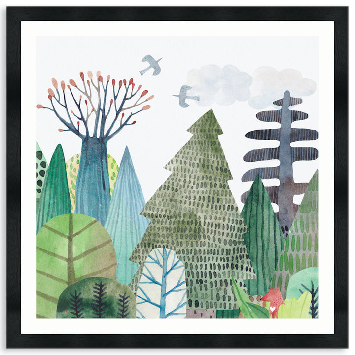 FOREST WILDLIFE II - Framed Print