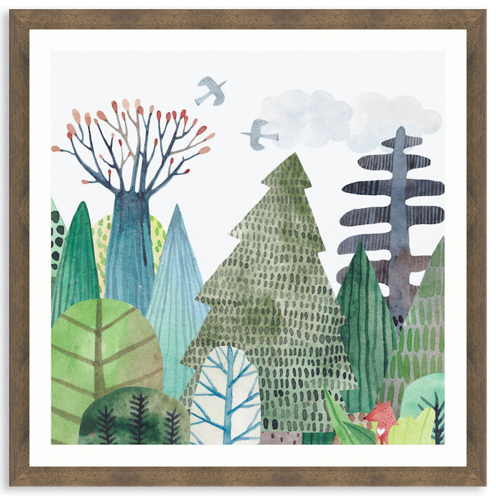 FOREST WILDLIFE II - Framed Print