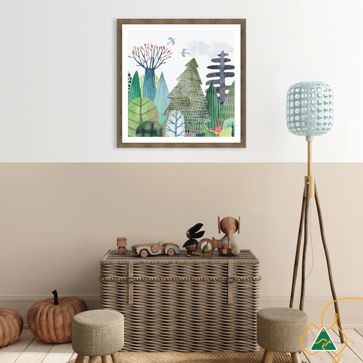 FOREST WILDLIFE II - Framed Print