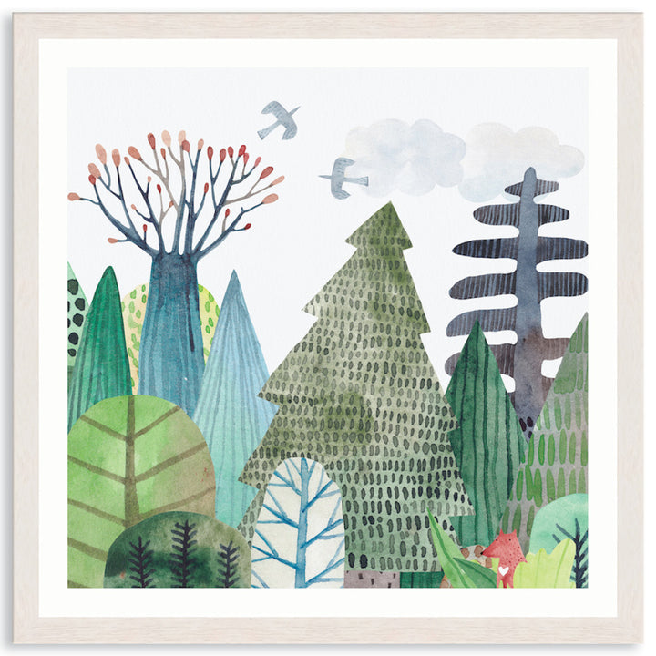 FOREST WILDLIFE II - Framed Print