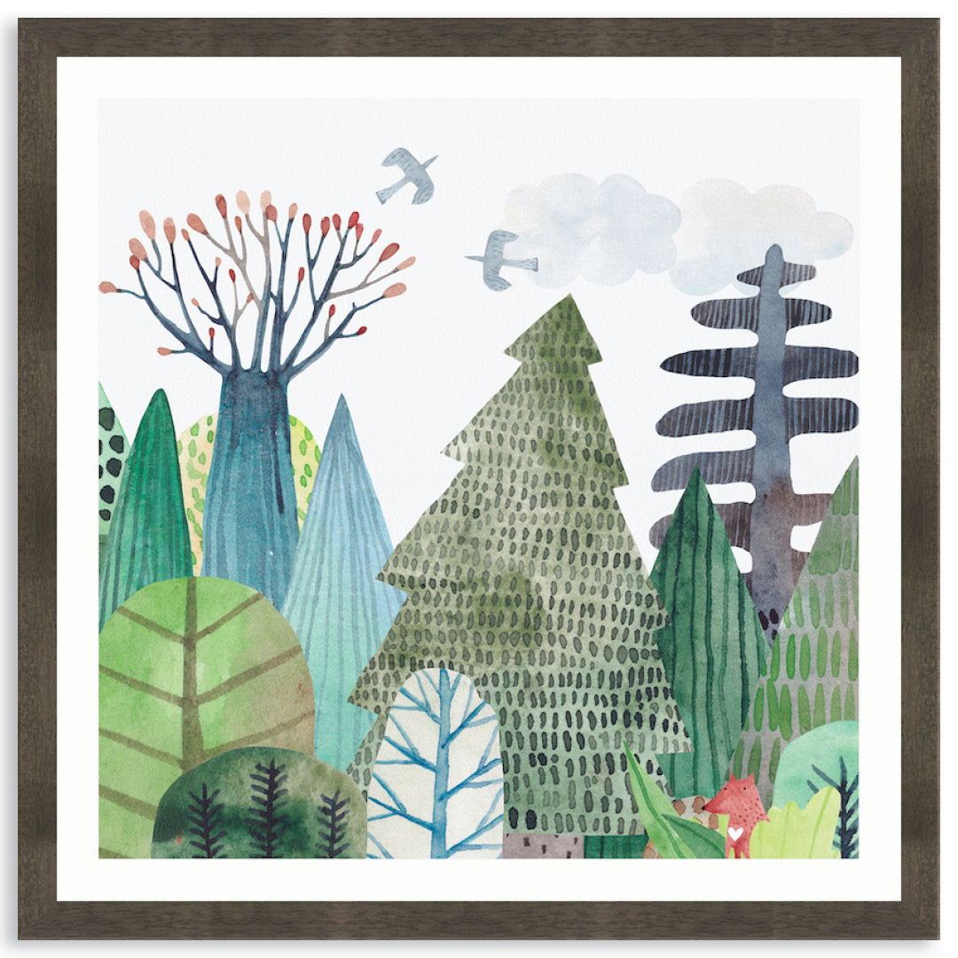 FOREST WILDLIFE II - Framed Print