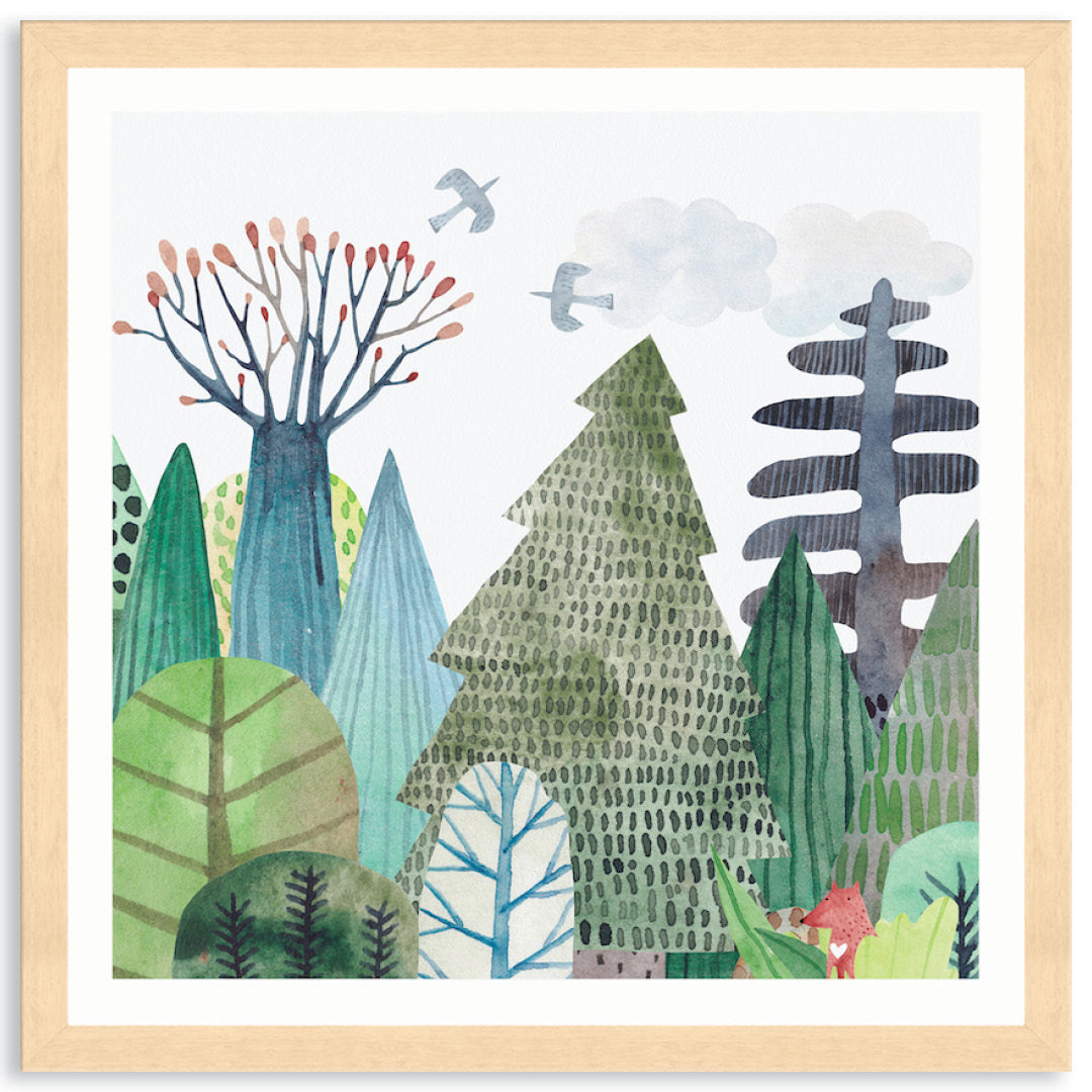 FOREST WILDLIFE II - Framed Print