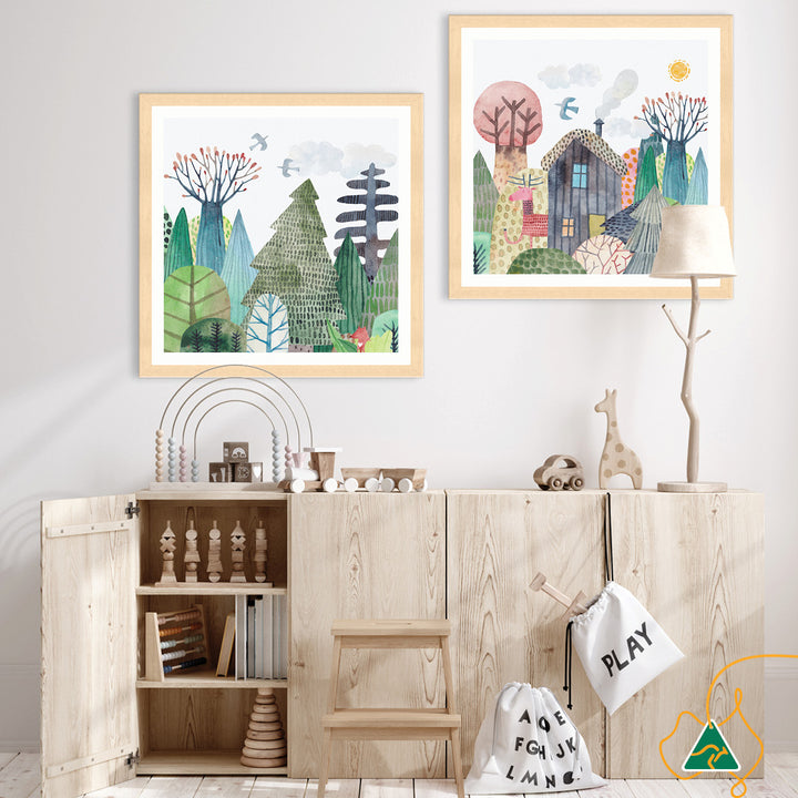 FOREST WILDLIFE II - Framed Print