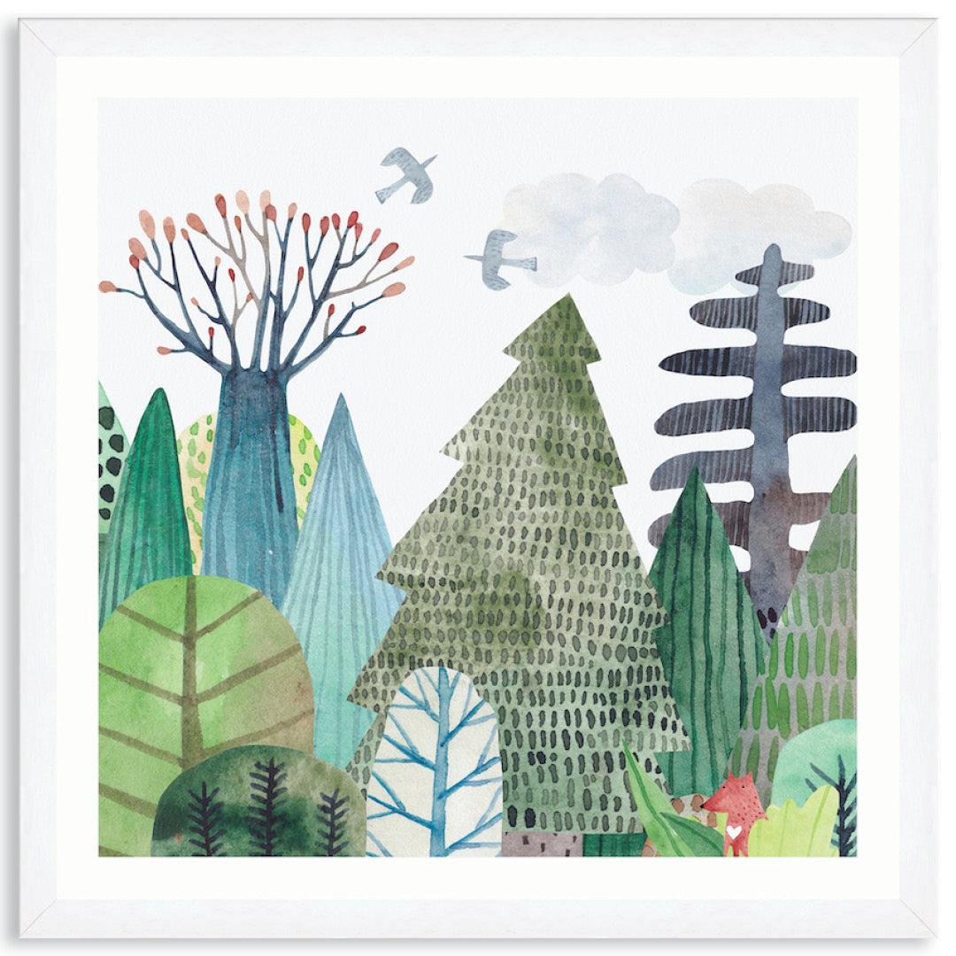 FOREST WILDLIFE II - Framed Print