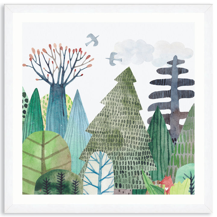FOREST WILDLIFE II - Framed Print