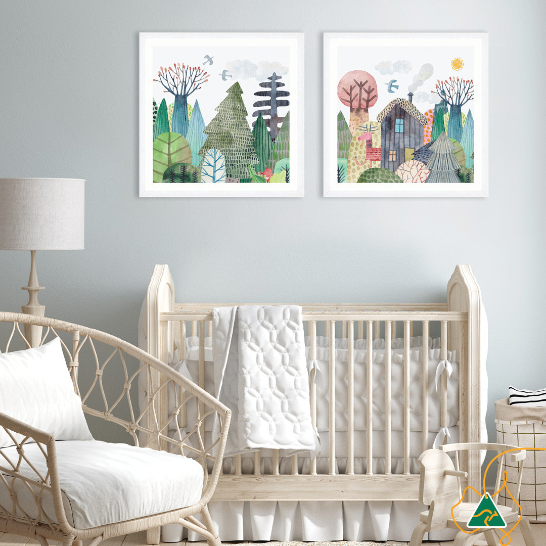 FOREST WILDLIFE II - Framed Print