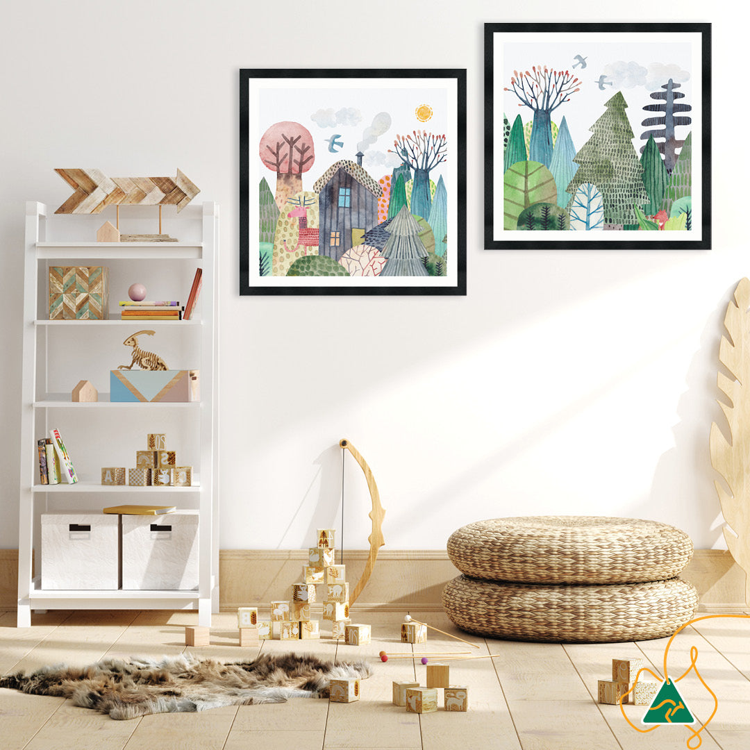 FOREST WILDLIFE III - Framed Print