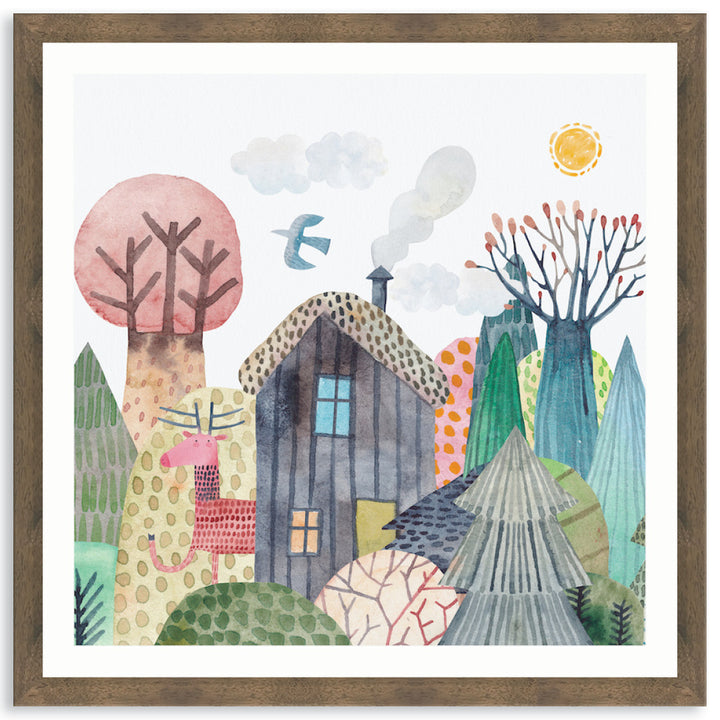 FOREST WILDLIFE III - Framed Print