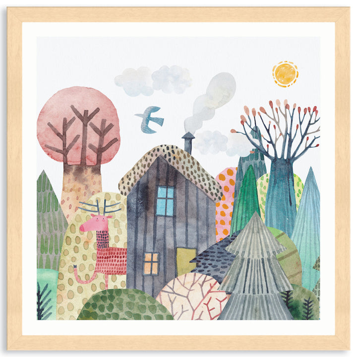 FOREST WILDLIFE III - Framed Print
