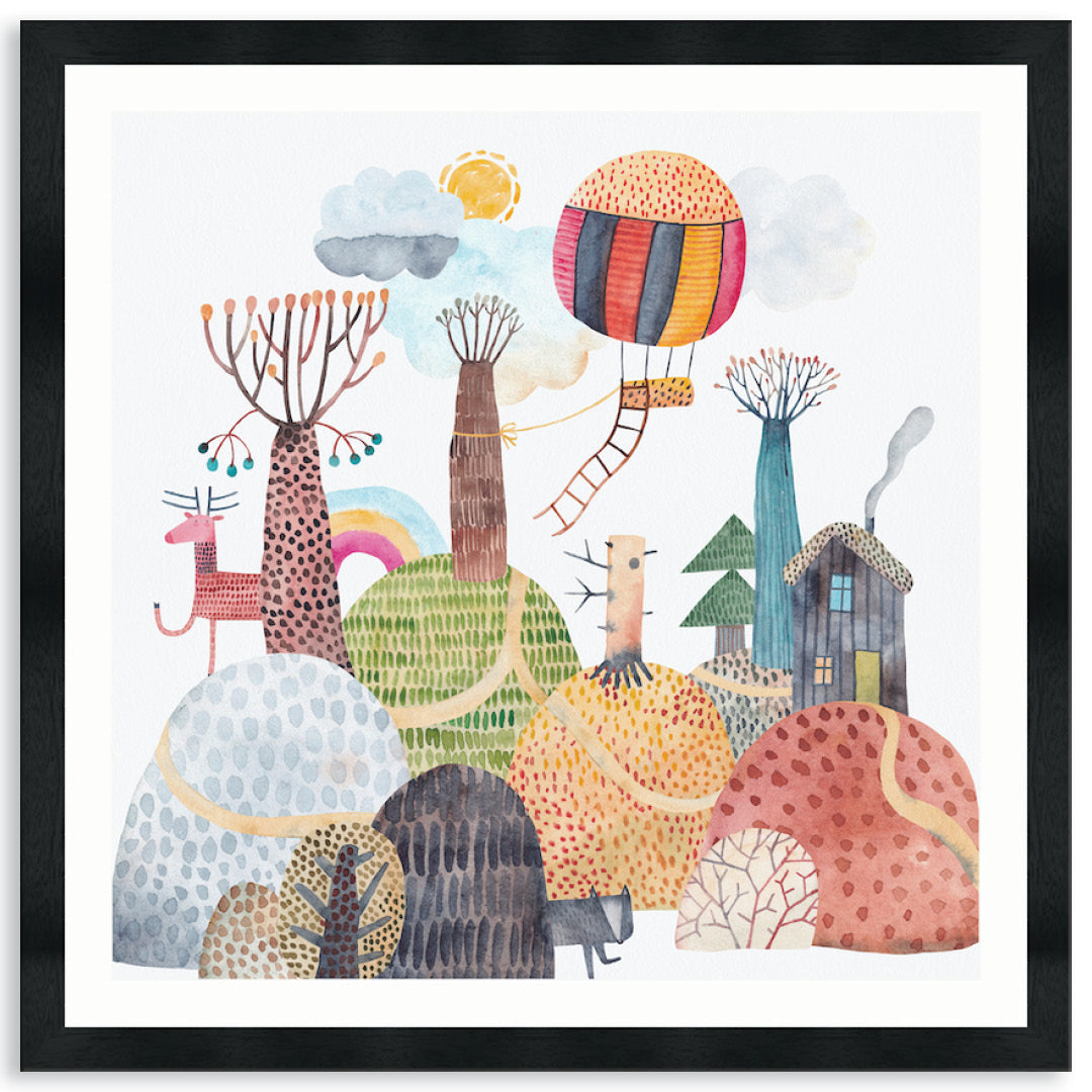 MOUNTAIN TRAIL III - Framed Print