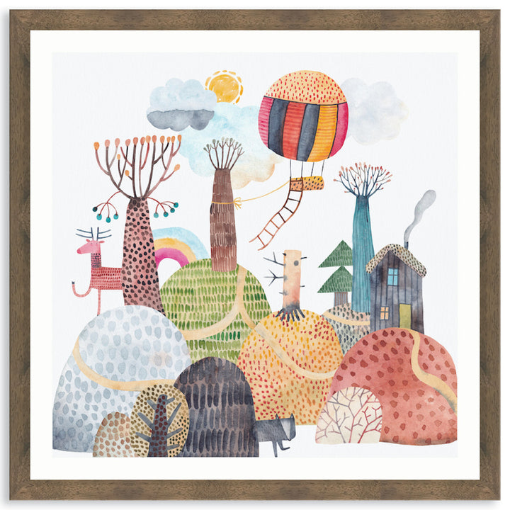 MOUNTAIN TRAIL III - Framed Print