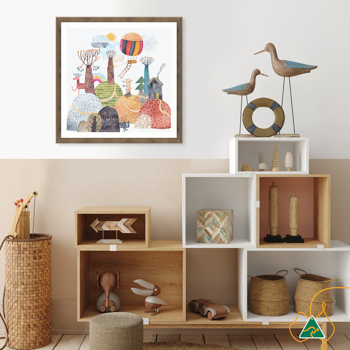 MOUNTAIN TRAIL III - Framed Print